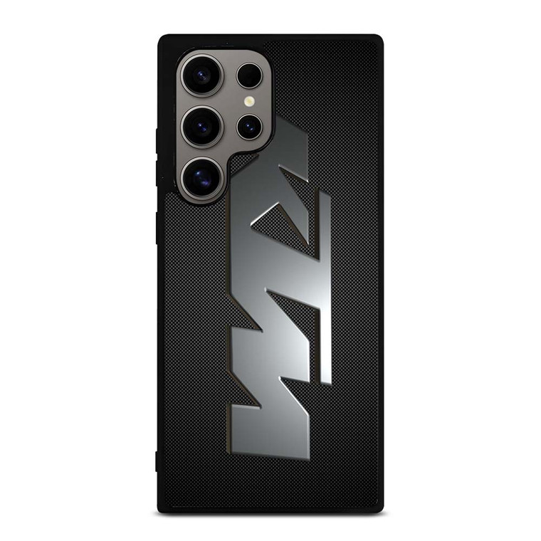 KTM CHROME LOGO CARBON Samsung Galaxy S24 Ultra Case Cover KTM CHROME LOGO CARBON Samsung Galaxy S24 Ultra Case Cover