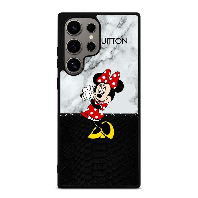 LOUIS VUITTON LV X MINNIE MOUSE DISNEY SNAKE MARBLE Samsung Galaxy S24 Ultra Case Cover