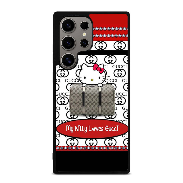 MY KITTY LOVES GUCCI LOGO Samsung Galaxy S24 Ultra Case Cover
