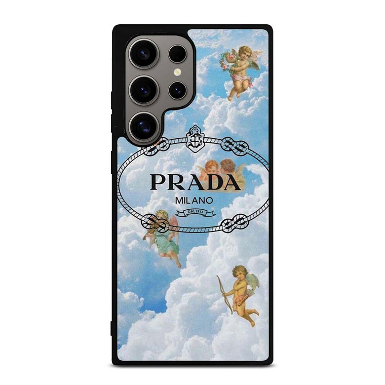 PRADA MILANO LOGO THE ANGELS Samsung Galaxy S24 Ultra Case Cover