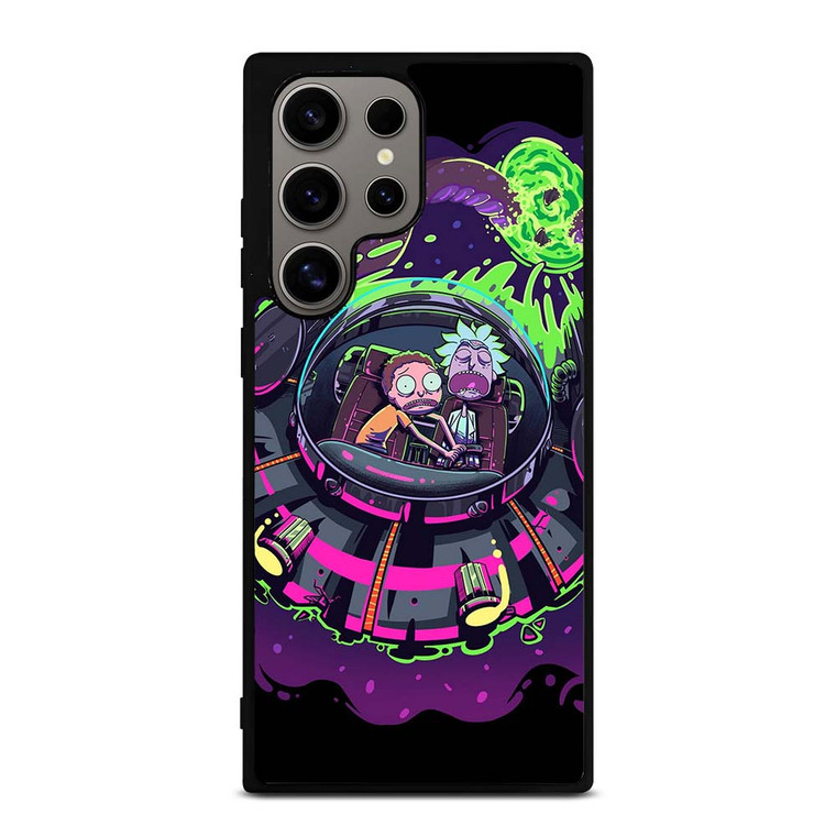 RICK AND MORTY TRIPPY ART Samsung Galaxy S24 Ultra Case Cover