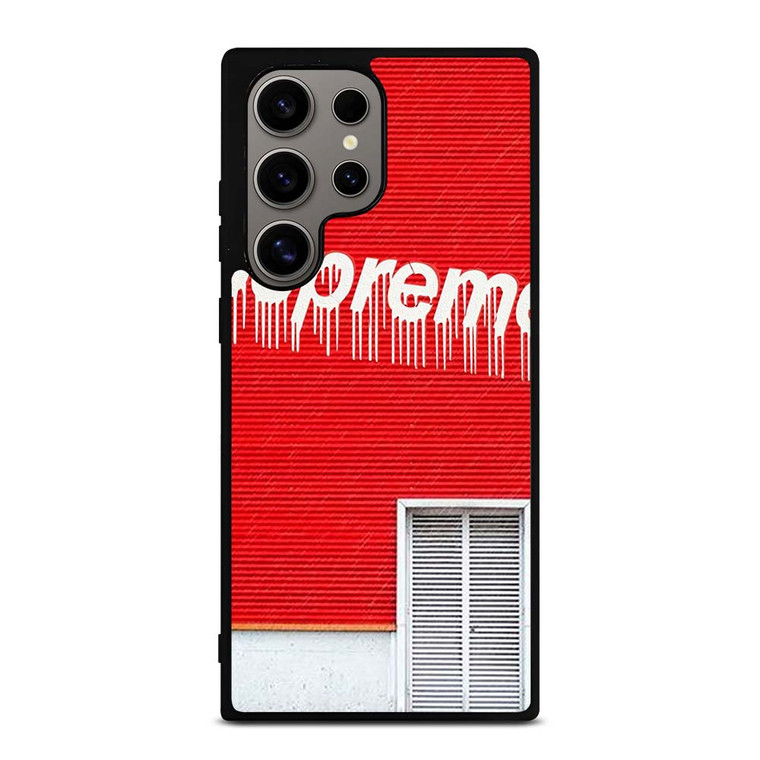 SUPREME MELTED RED HOUSE Samsung Galaxy S24 Ultra Case Cover