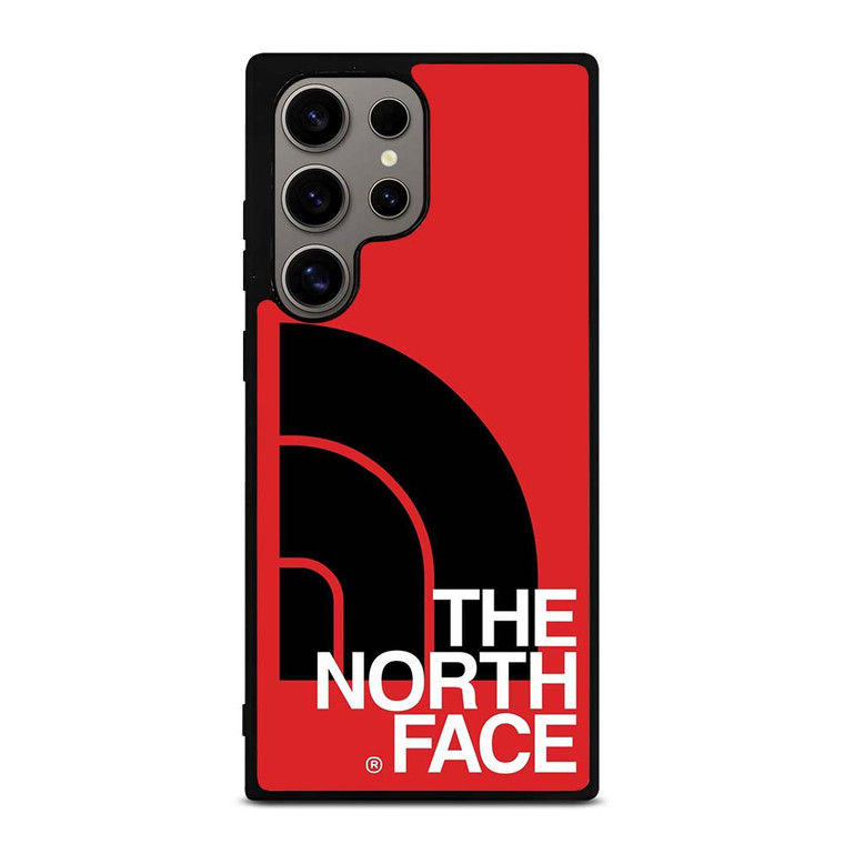 THE NORTH FACE LOGO BLACK RED Samsung Galaxy S24 Ultra Case Cover