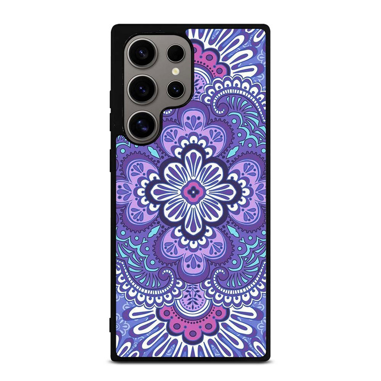 VERA BRADLEY LILAC TAPESTRY Samsung Galaxy S24 Ultra Case Cover