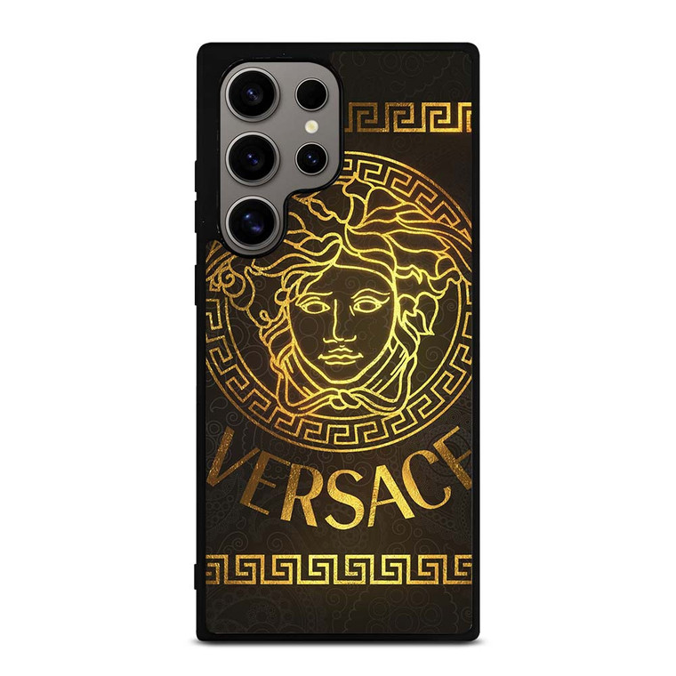 VERSACE GOLD LOGO ORNAMENT Samsung Galaxy S24 Ultra Case Cover