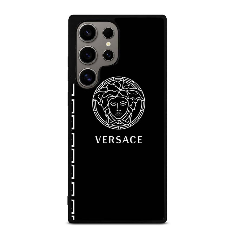 VERSACE LOGO BLACK Samsung Galaxy S24 Ultra Case Cover