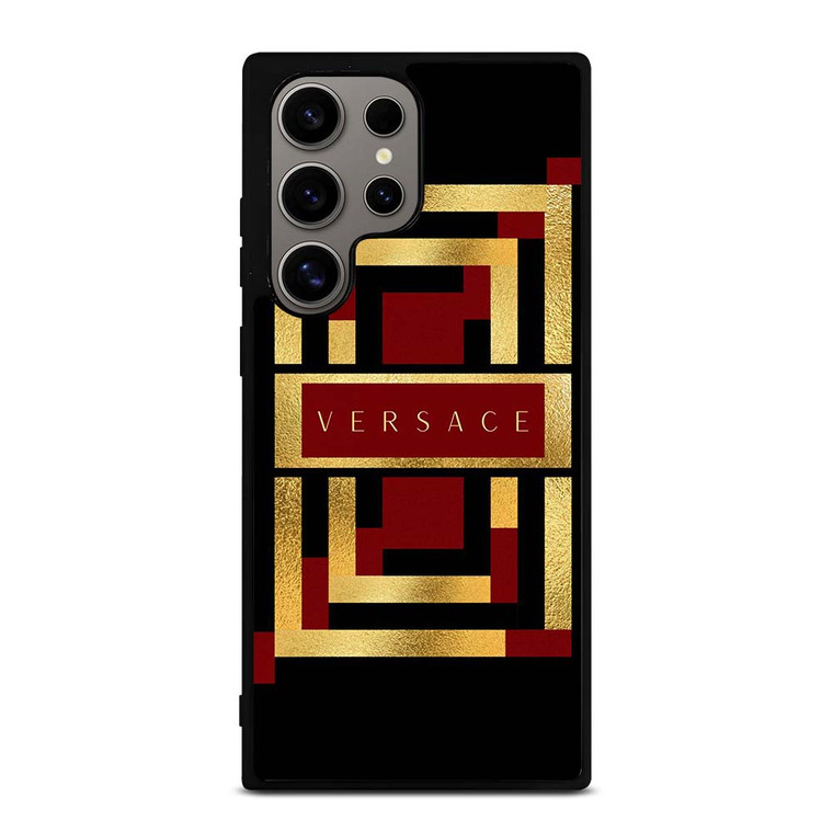 VERSACE LOGO RED GOLD ICON Samsung Galaxy S24 Ultra Case Cover