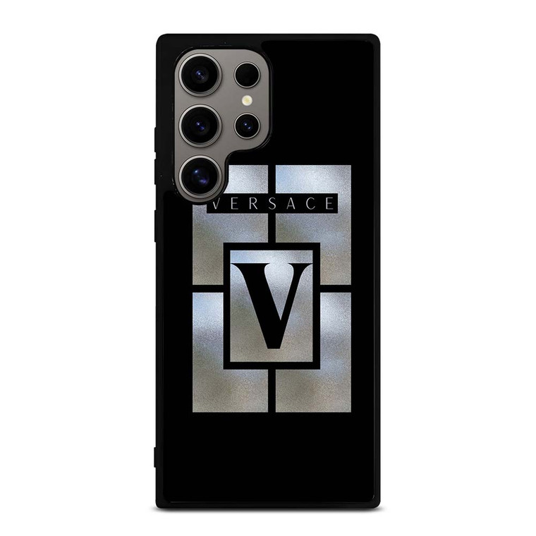 VERSACE LOGO SILVER Samsung Galaxy S24 Ultra Case Cover