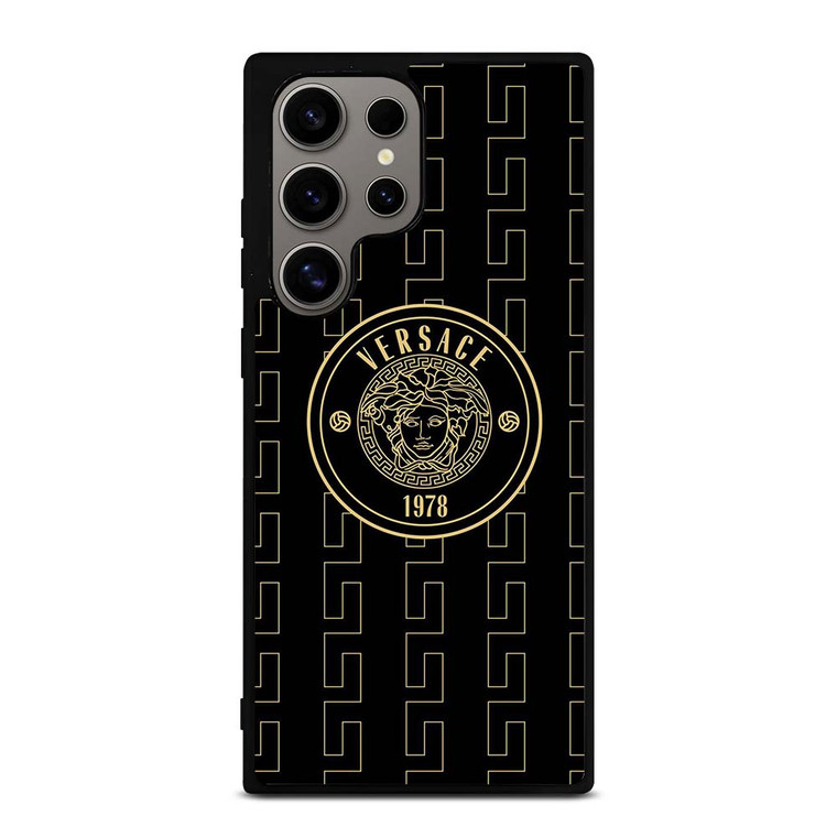 VERSACE MEDUSA BLACK Samsung Galaxy S24 Ultra Case Cover