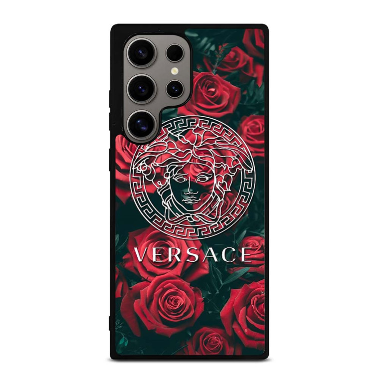 VERSACE RED ROSE Samsung Galaxy S24 Ultra Case Cover