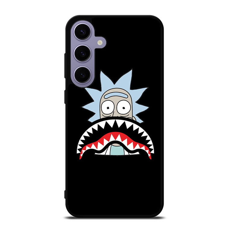 BAPE SHARK RICK AND MORTY Samsung Galaxy S24 Plus Case Cover