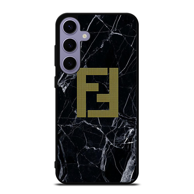 FENDY EMBLEM BLACK MARBLE Samsung Galaxy S24 Plus Case Cover FENDY EMBLEM BLACK MARBLE Samsung Galaxy S24 Plus Case Cover