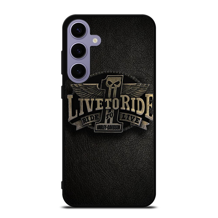 HARLEY DAVIDSON LIVE TO RIDE Samsung Galaxy S24 Plus Case Cover HARLEY DAVIDSON LIVE TO RIDE Samsung Galaxy S24 Plus Case Cover