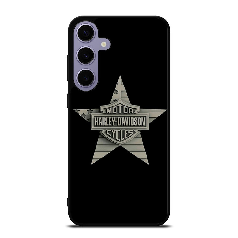 HARLEY DAVIDSON WOODEN STAR LOGO Samsung Galaxy S24 Plus Case Cover HARLEY DAVIDSON WOODEN STAR LOGO Samsung Galaxy S24 Plus Case Cover