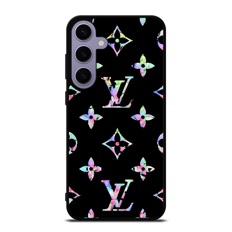 LOUIS VUITTON LOGO LV BLACK RAINBOW Samsung Galaxy S24 Plus Case Cover LOUIS VUITTON LOGO LV BLACK RAINBOW Samsung Galaxy S24 Plus Case Cover