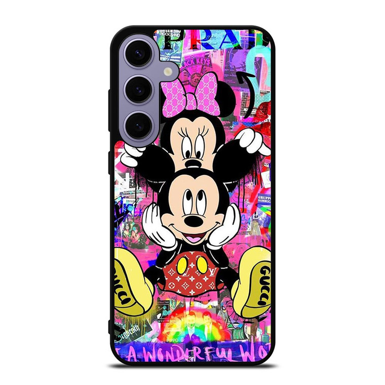 MICKEY MINNIE MOUSE DISNEY GUCCI PRADA OFF WHITE NIKE Samsung Galaxy S24 Plus Case Cover