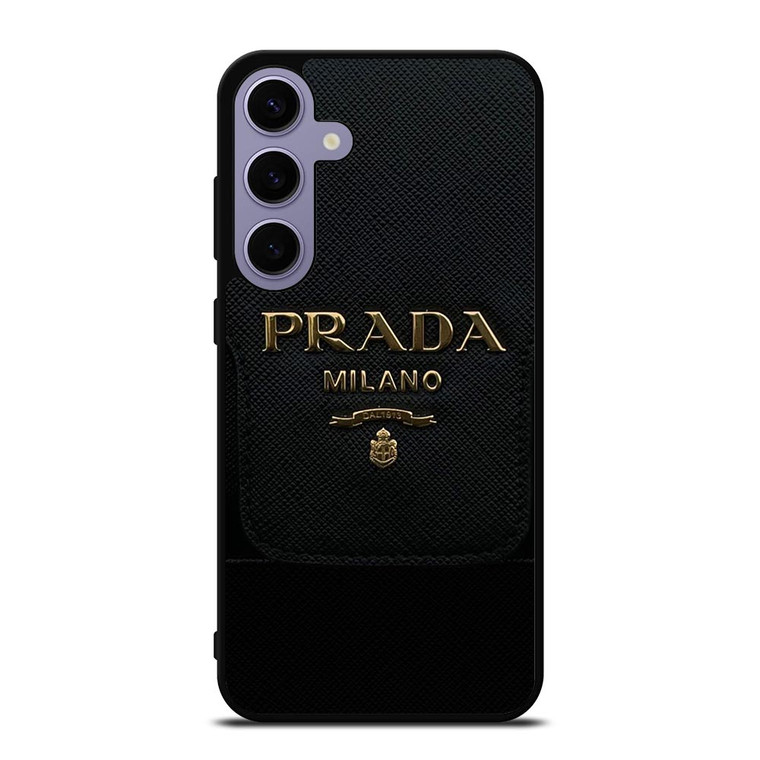 PRADA MILANO BLACK Samsung Galaxy S24 Plus Case Cover