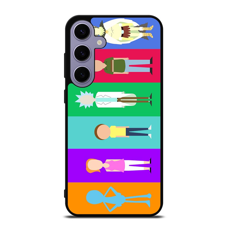 RICK AND MORTY CHARACTER Samsung Galaxy S24 Plus Case Cover