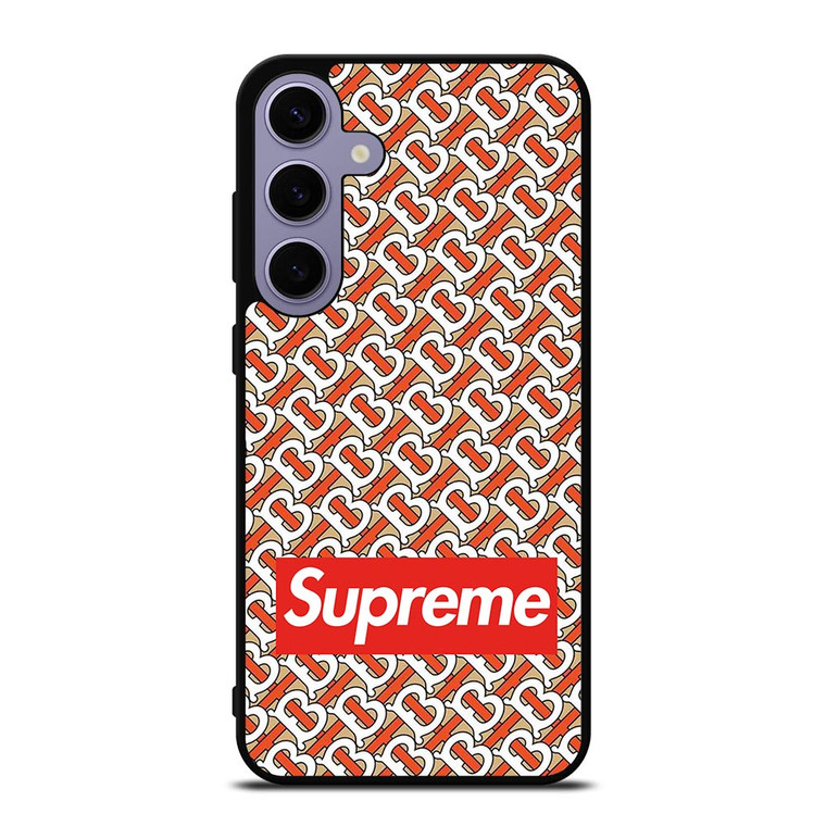 SUPREME BURBERRY Samsung Galaxy S24 Plus Case Cover