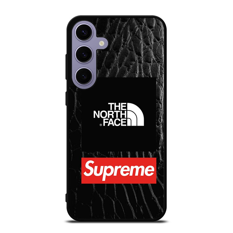 SUPREME X THE NORTH FACE LEATHER Samsung Galaxy S24 Plus Case Cover