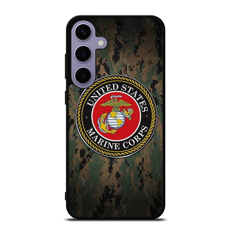 USMC MARINE CAMO Samsung Galaxy S24 Plus Case Cover