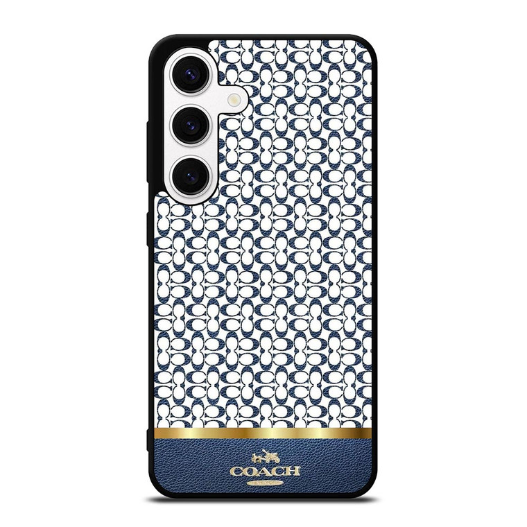COACH NEW YORK LOGO BLUE ICON Samsung Galaxy S24 Case Cover COACH NEW YORK LOGO BLUE ICON Samsung Galaxy S24 Case Cover
