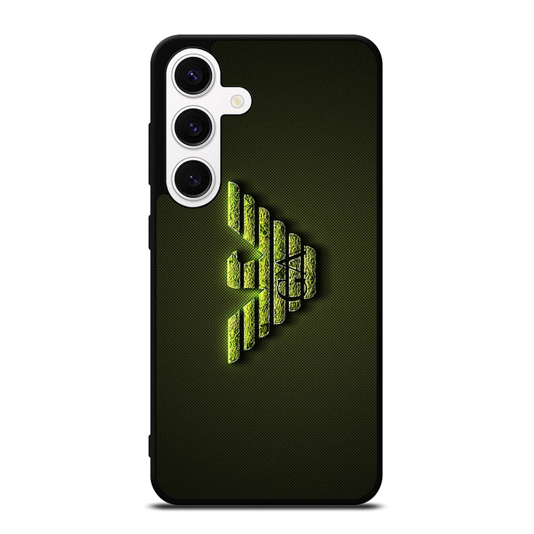 GIORGIO ARMANI GREEN EMBLEM Samsung Galaxy S24 Case Cover GIORGIO ARMANI GREEN EMBLEM Samsung Galaxy S24 Case Cover