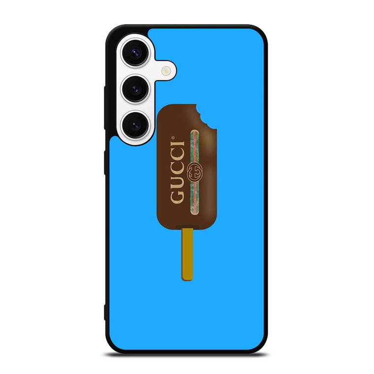 GUCCI LOGO CHOCOLATE ICE CREAM Samsung Galaxy S24 Case Cover GUCCI LOGO CHOCOLATE ICE CREAM Samsung Galaxy S24 Case Cover