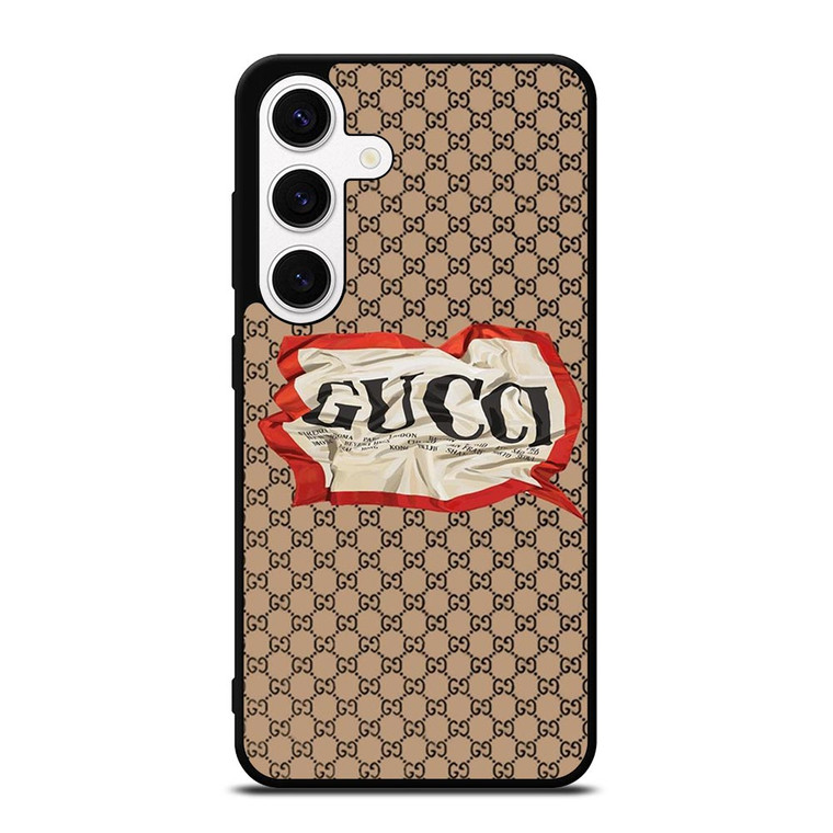 GUCCI LOGO PATTERN HEARTBREAKER Samsung Galaxy S24 Case Cover GUCCI LOGO PATTERN HEARTBREAKER Samsung Galaxy S24 Case Cover