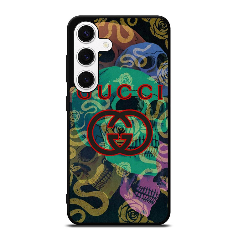 GUCCI LOGO SNAKE SKULLS ICON Samsung Galaxy S24 Case Cover