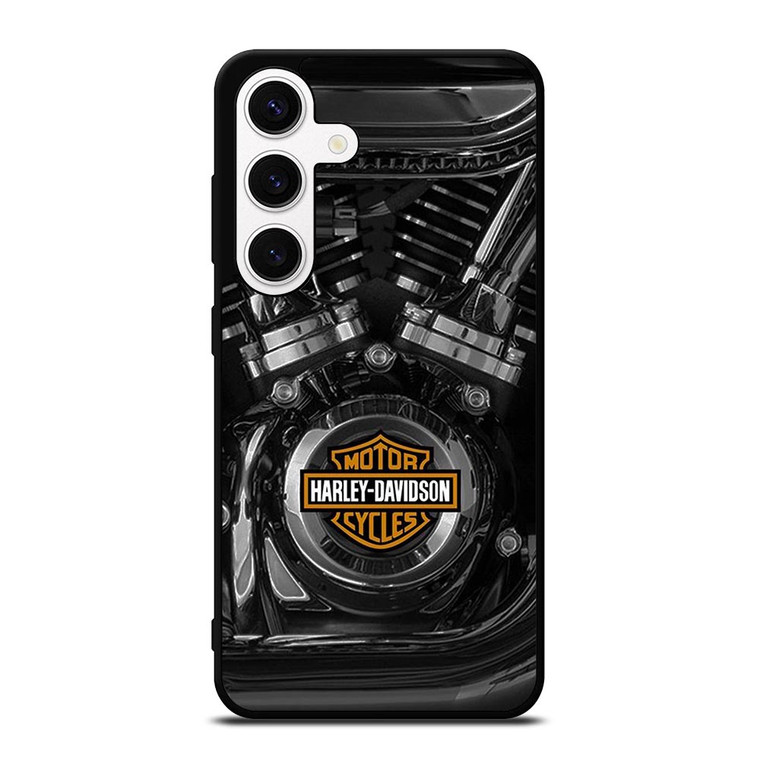 HARLEY DAVIDSON LOGO MOTORCYCLES ENGINE Samsung Galaxy S24 Case Cover HARLEY DAVIDSON LOGO MOTORCYCLES ENGINE Samsung Galaxy S24 Case Cover