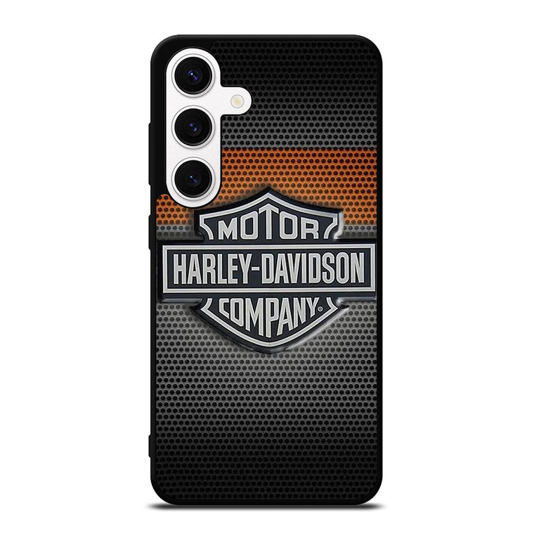 HARLEY DAVIDSON MOTORCYCLES COMPANY METAL LOGO Samsung Galaxy S24 Case Cover HARLEY DAVIDSON MOTORCYCLES COMPANY METAL LOGO Samsung Galaxy S24 Case Cover
