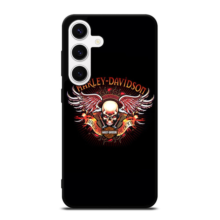 HARLEY DAVIDSON WING SKULL LOGO Samsung Galaxy S24 Case Cover HARLEY DAVIDSON WING SKULL LOGO Samsung Galaxy S24 Case Cover