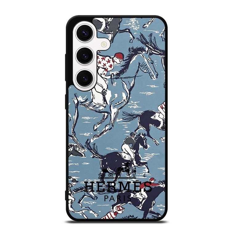 HERMES PARIS PATTERN HORSE Samsung Galaxy S24 Case Cover HERMES PARIS PATTERN HORSE Samsung Galaxy S24 Case Cover
