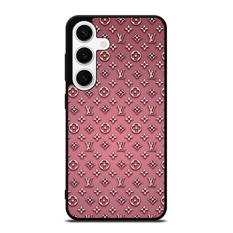 LOUIS VUITTON PATERN LOGO PINK Samsung Galaxy S24 Case Cover