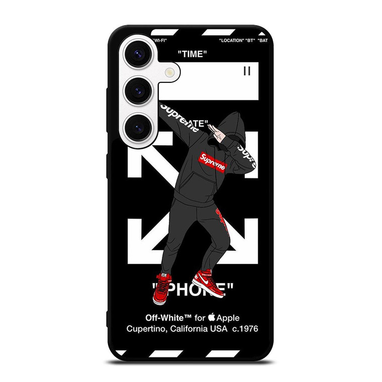 OFF WHITE DAB SUPREME Samsung Galaxy S24 Case Cover