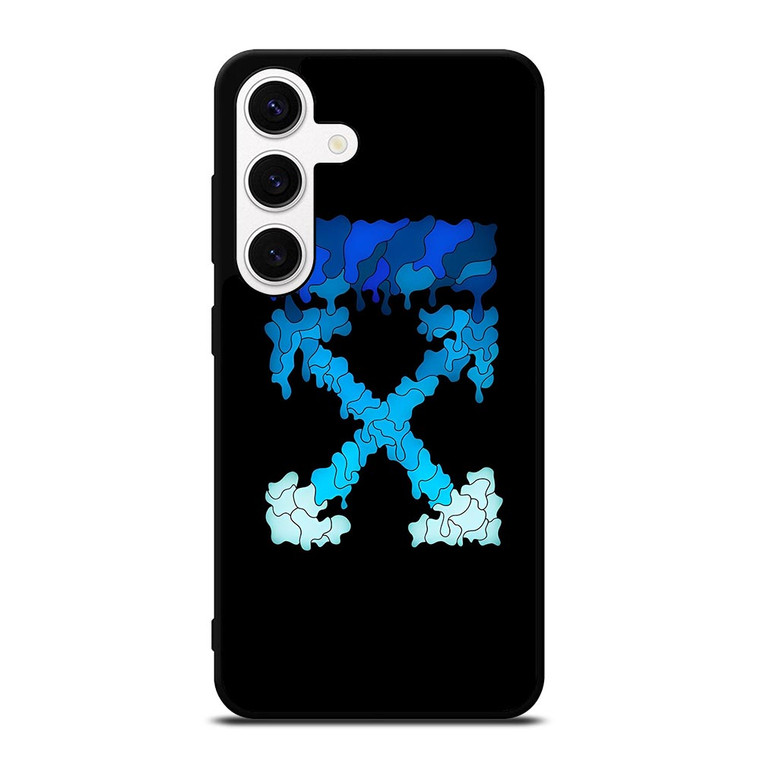 OFF WHITE LOGO MELTING Samsung Galaxy S24 Case Cover