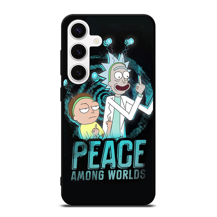 RICK AND MORTY PEACE AMONG WORLDS Samsung Galaxy S24 Case Cover RICK AND MORTY PEACE AMONG WORLDS Samsung Galaxy S24 Case Cover