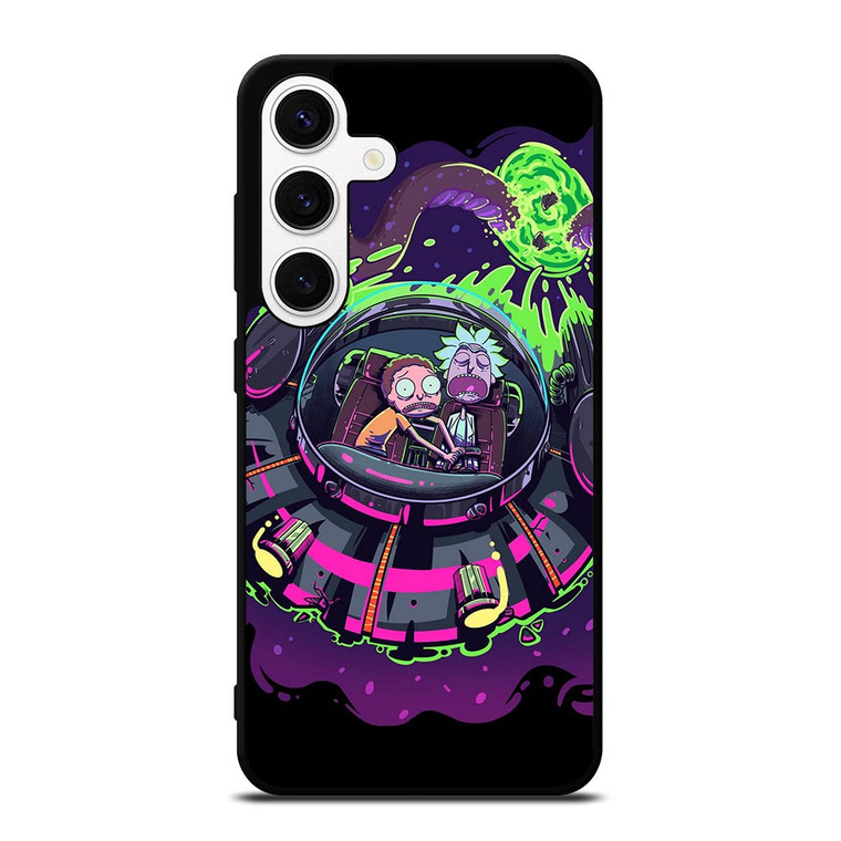 RICK AND MORTY TRIPPY ART Samsung Galaxy S24 Case Cover