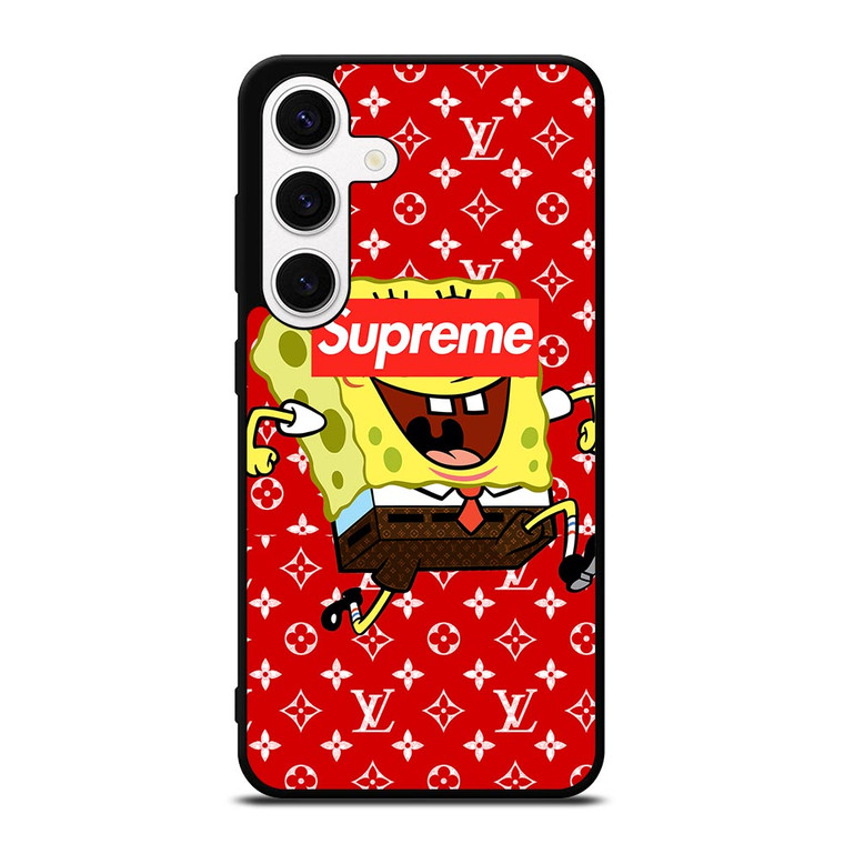SUPREME SPONGEBOB Samsung Galaxy S24 Case Cover