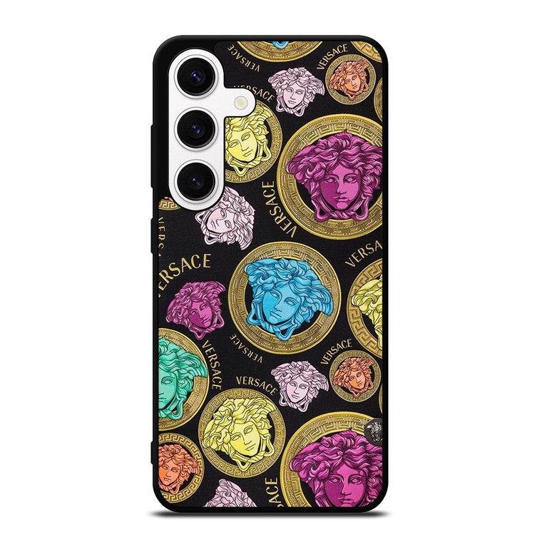 VERSACE COLORFUL LOGO Samsung Galaxy S24 Case Cover