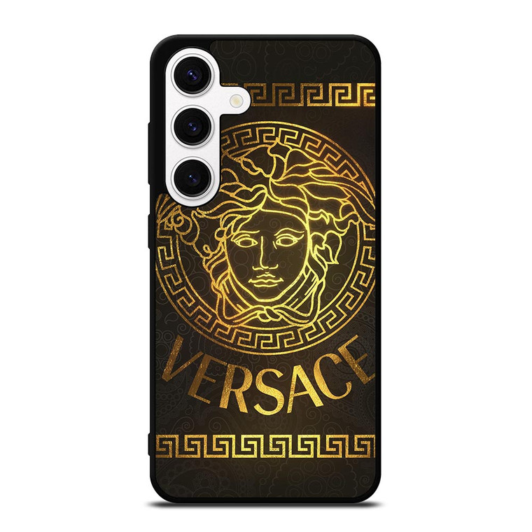 VERSACE GOLD LOGO ORNAMENT Samsung Galaxy S24 Case Cover