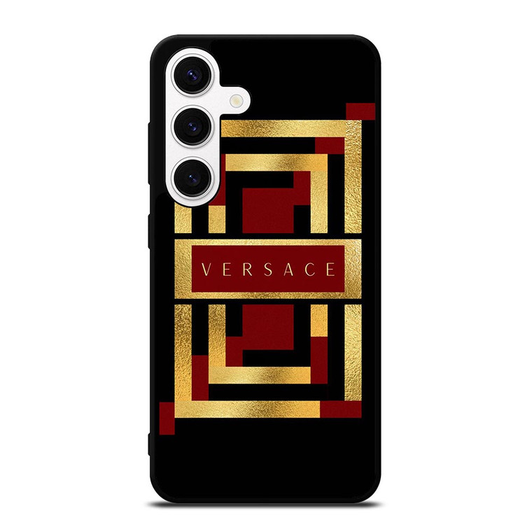 VERSACE LOGO RED GOLD ICON Samsung Galaxy S24 Case Cover