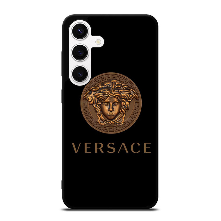 VERSACE MEDUSA HEAD BRONZE EMBLEM Samsung Galaxy S24 Case Cover