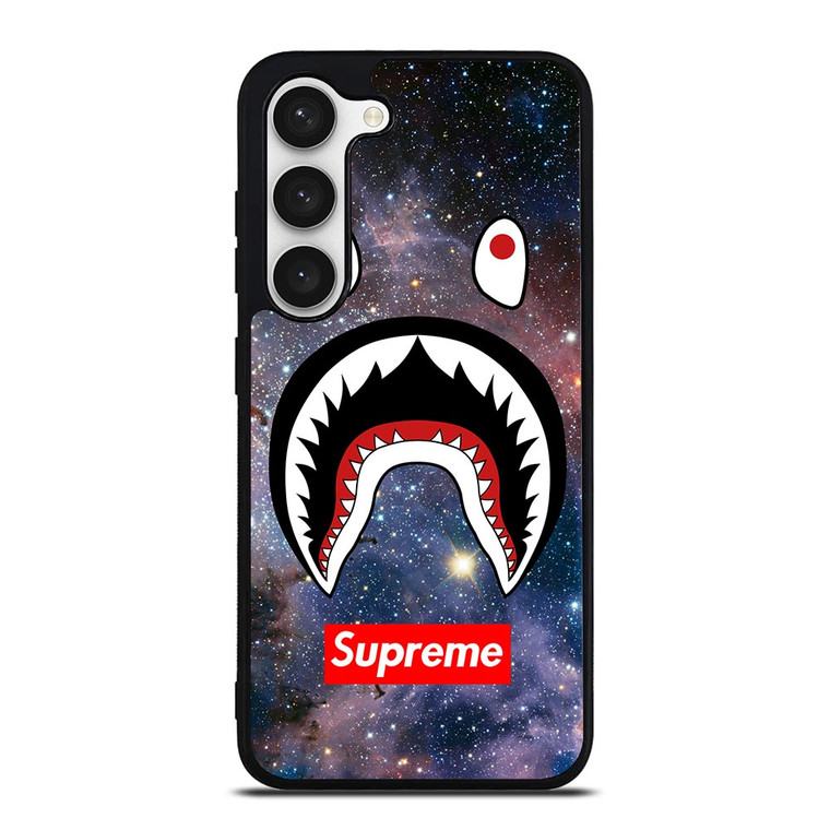 BAPE CAMO SHARK SUPREME NEBULA Samsung Galaxy S23 Case Cover BAPE CAMO SHARK SUPREME NEBULA Samsung Galaxy S23 Case Cover