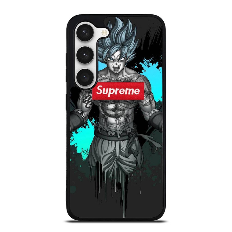 GOKU SUPREME SPLASH PAINT EFFECT Samsung Galaxy S23 Case Cover GOKU SUPREME SPLASH PAINT EFFECT Samsung Galaxy S23 Case Cover