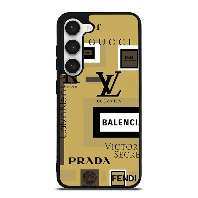 GUCCI VERSACE LOUISE VUITTON LV PRADA BALENCIAGA Samsung Galaxy S23 Case Cover GUCCI VERSACE LOUISE VUITTON LV PRADA BALENCIAGA Samsung Galaxy S23 Case Cover