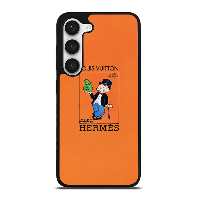 HERMES LOUIS VUITTON LV LOGO MONOPOLI ICON Samsung Galaxy S23 Case Cover HERMES LOUIS VUITTON LV LOGO MONOPOLI ICON Samsung Galaxy S23 Case Cover