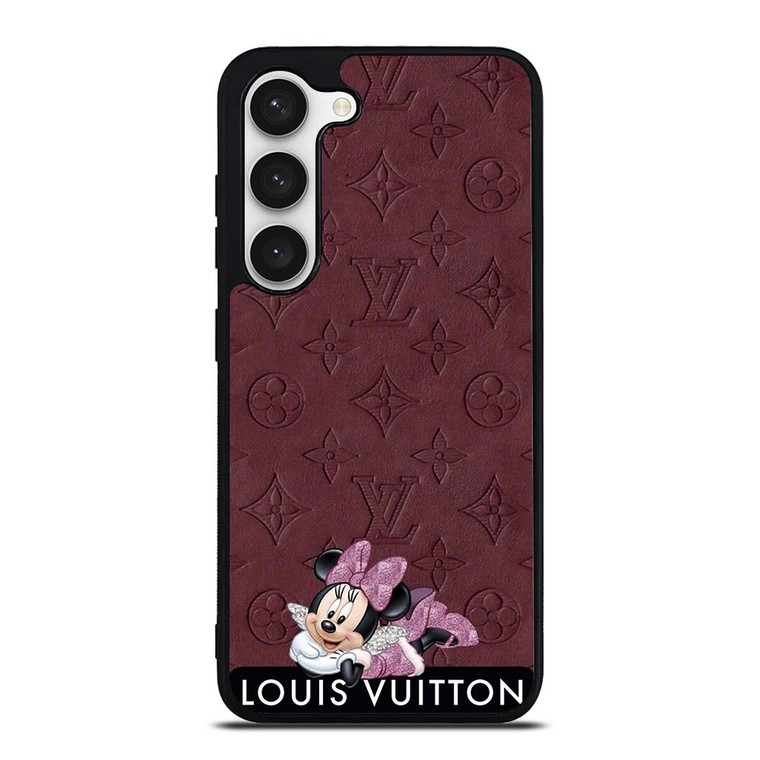 LOUIS VUITTON LV FEAT MINNIE MOUSE DISNEY Samsung Galaxy S23 Case Cover LOUIS VUITTON LV FEAT MINNIE MOUSE DISNEY Samsung Galaxy S23 Case Cover