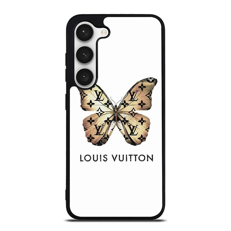 LOUIS VUITTON LV LOGO BUTTERFLY ICON Samsung Galaxy S23 Case Cover LOUIS VUITTON LV LOGO BUTTERFLY ICON Samsung Galaxy S23 Case Cover